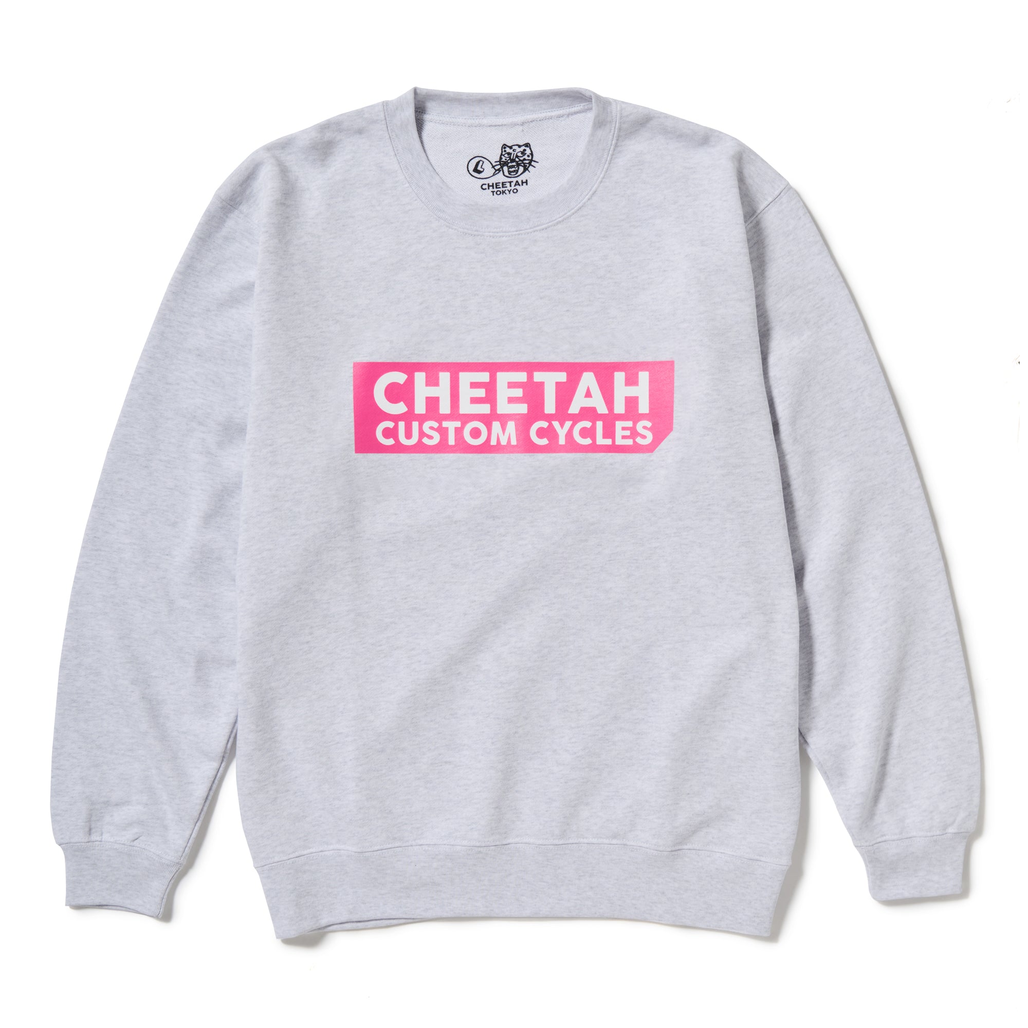 BOX LOGO CREW SWEAT(GRAY)