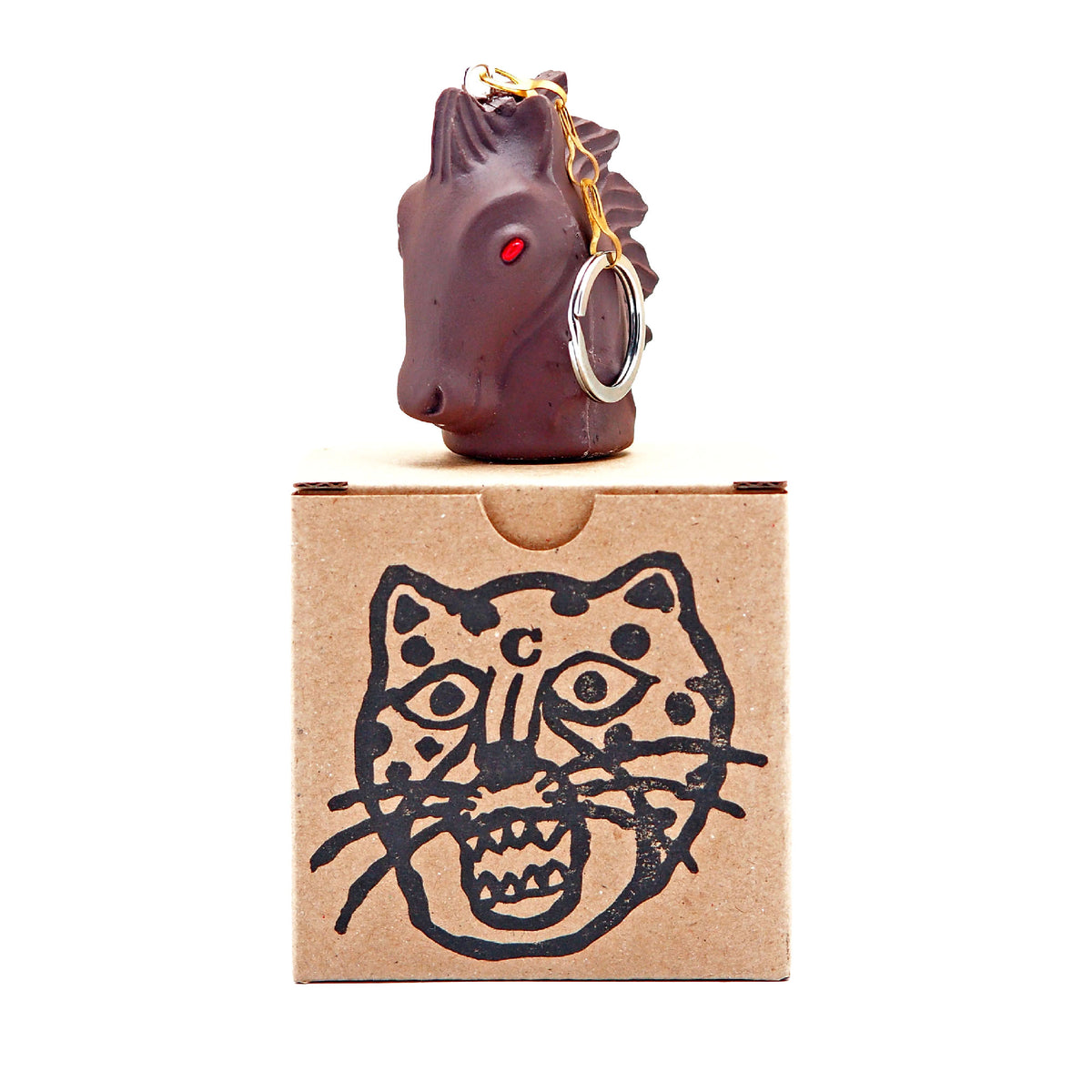 UMA KEY RING(レジン製/BROWN)