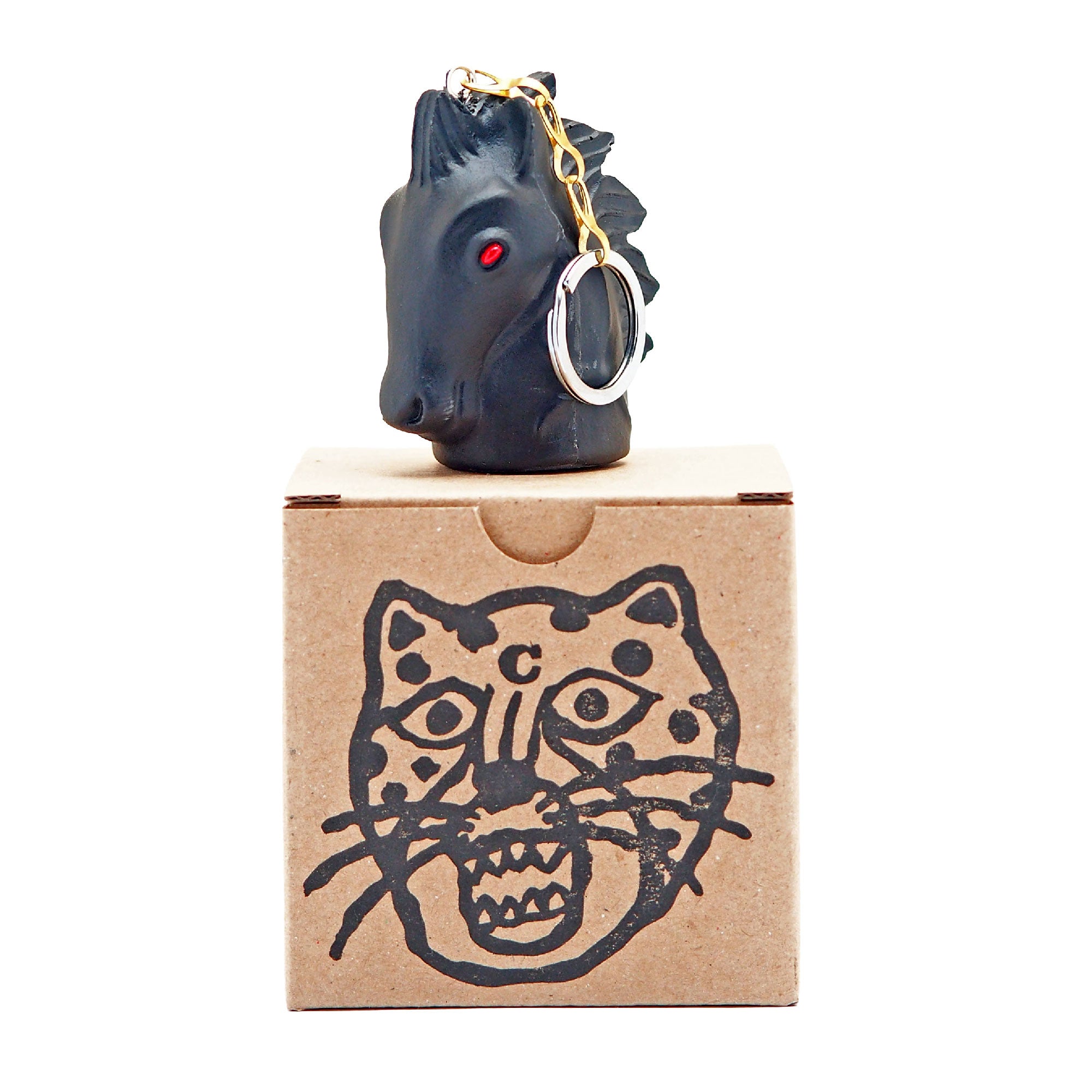 UMA KEY RING(レジン製/BLACK)