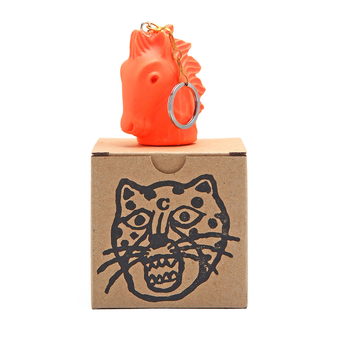 UMA KEY RING(レジン製/蛍光ORANGE)